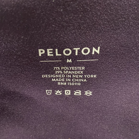 Peloton dark purple/plum biker short - Picture 3 of 3